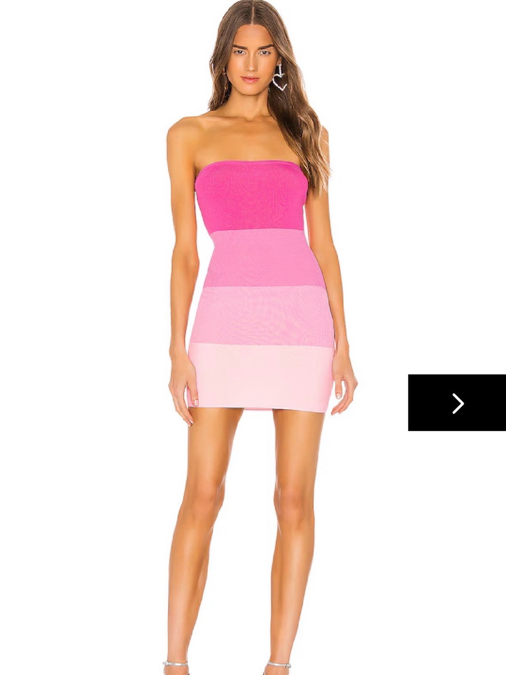Superdown perla ombre mini dress